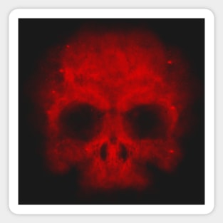 Galaxy Skull Sticker